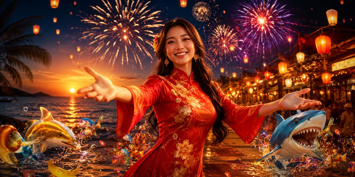 Đèn lồng Hội An lung linh bên trò chơi bắn cá trên ứng dụng 954