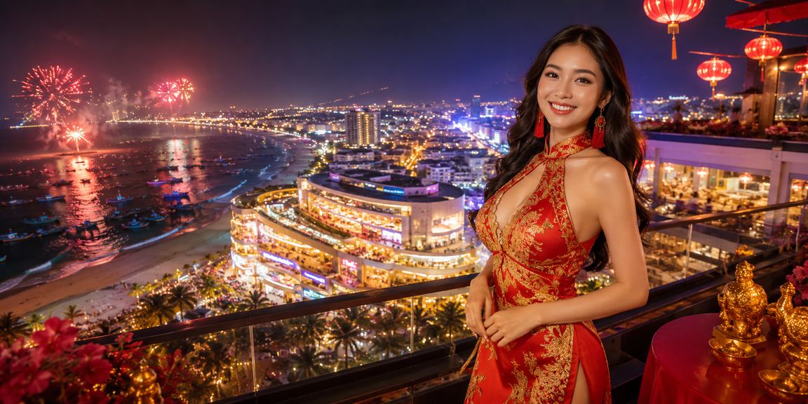 Khách tại chợ đêm Mũi Né xem tỷ lệ cá cược trên app 954 điện thoại